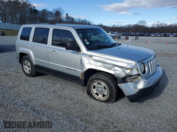 2013 Jeep Patriot Sport with VIN 1C4NJPBA5DD109246, listed as a Copart auction lot 47389545 with 211,330 mi miles and Salvage Title. Bid and sale history available at carsss.com. Image 4.