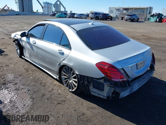2014 Mercedes-Benz S-Class S 550 with VIN WDDUG8CB9EA032946, listed as a IAAI auction lot 41925030 with 15,304 mi miles. Bid and sale history available at carsss.com. Image 3.