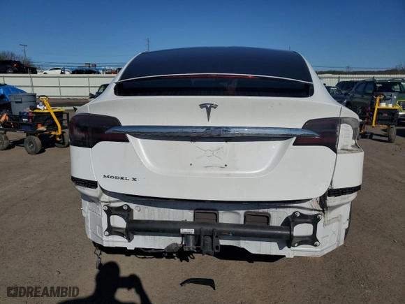 2017 Tesla Model X 90D with VIN 5YJXCBE21HF044498, listed as a Copart auction lot 49305475 with 86,064 mi miles and Salvage Title. Bid and sale history available at carsss.com. Image 6.