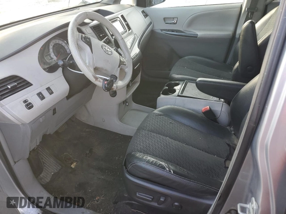 2013 Toyota Sienna SE with VIN 5TDXK3DC3DS395695, listed as a Copart auction lot 43667345 with 188,455 mi miles and Clean title. Bid and sale history available at DreamBid. Image 7.