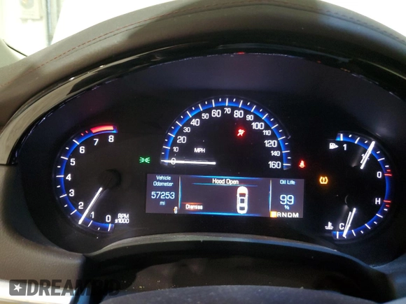 2016 Cadillac XTS Luxury Collection with VIN 2G61M5S30G9114757, listed as a Copart auction lot 47976655 with 57,253 mi miles and Salvage Title. Bid and sale history available at carsss.com. Image 9.