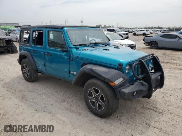2020 Jeep Wrangler Unlimited Willys with VIN 1C4HJXDN4LW137202, listed as a Copart auction lot 50797485 with 109,509 mi miles and Salvage title. Bid and sale history available at DreamBid. Image 4.