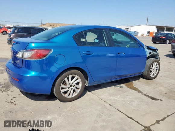 2012 Mazda 3 i Touring with VIN JM1BL1V71C1527104, listed as a Copart auction lot 50247405 with 204,915 mi miles and Clean Title. Bid and sale history available at DreamBid. Image 3.