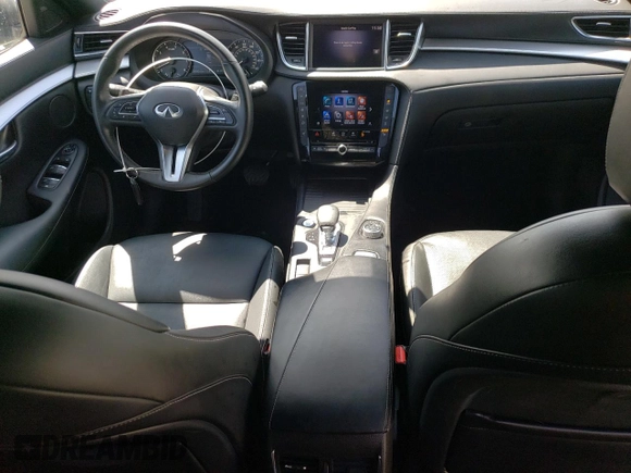 2021 Infiniti QX50 Luxe with VIN 3PCAJ5BB8MF102182, listed as a Copart auction lot 51758835 with 40,582 mi miles and Salvage Title. Bid and sale history available at DreamBid. Image 8.