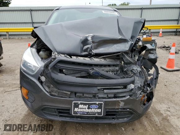 2017 Ford Escape S with VIN 1FMCU0F7XHUC34314, listed as a Copart auction lot 55633695 with Not provided miles and Salvage title. Bid and sale history available at DreamBid. Image 5.
