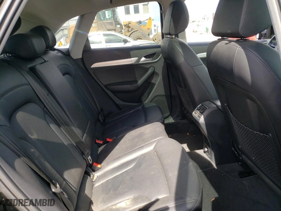 2018 Audi Q3 Premium Plus with VIN WA1JCCFS5JR028390, listed as a Copart auction lot 53043615 with 47,813 mi miles and Salvage Title. Bid and sale history available at carsss.com. Image 10.