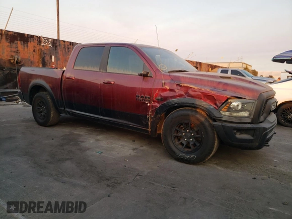 2017 Ram 1500 Rebel with VIN 1C6RR7YTXHS850780, listed as a Copart auction lot 56189055 with 91,040 mi miles and Salvage title. Bid and sale history available at DreamBid. Image 4.