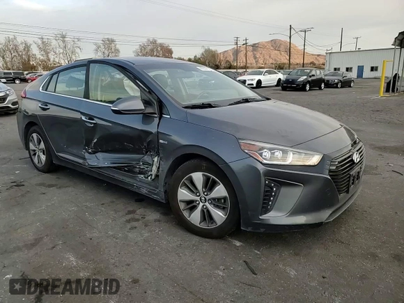 2018 Hyundai Ioniq Limited with VIN KMHC75LDXJU075248, listed as a Copart auction lot 89327145 with 62,321 mi miles and Salvage title. Bid and sale history available at DreamBid. Image 11.