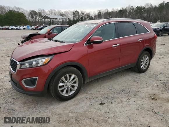 2017 Kia Sorento LX with VIN 5XYPG4A32HG213404, listed as a Copart auction lot 49585675 with 82,670 mi miles and Salvage Title. Bid and sale history available at carsss.com. Image 1.