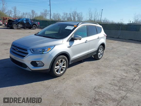 2017 Ford Escape SE with VIN 1FMCU0GDXHUB27848, listed as a IAAI auction lot 42047589 with 128,823 mi miles. Bid and sale history available at carsss.com. Image 17.