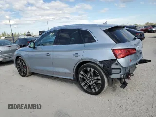 2018 Audi SQ5 Prestige with VIN WA1C4AFY3J2220186, listed as a Copart auction lot 40468764 with 19,476 mi miles and Non Repairable. Bid and sale history available at DreamBid. Image 2.