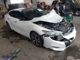 2016 Nissan Maxima 3.5 SL with VIN 1N4AA6APXGC383444, listed as a IAAI auction lot 41766069 with 92,629 mi miles. Bid and sale history available at carsss.com. Image 1.