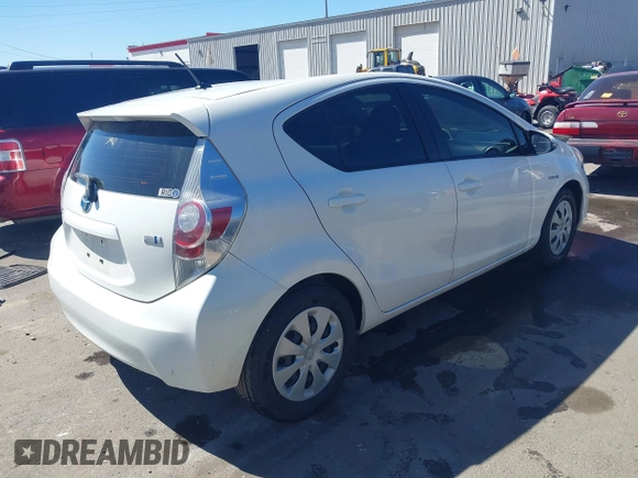 2014 Toyota Prius One with VIN JTDKDTB31E1566854, listed as a IAAI auction lot 41887601 with 232,066 mi miles and . Bid and sale history available at DreamBid. Image 4.