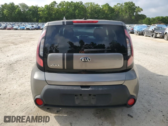 2016 Kia Soul with VIN KNDJN2A28G7355503, listed as a Copart auction lot 51492385 with 92,207 mi miles and Salvage Title. Bid and sale history available at carsss.com. Image 6.