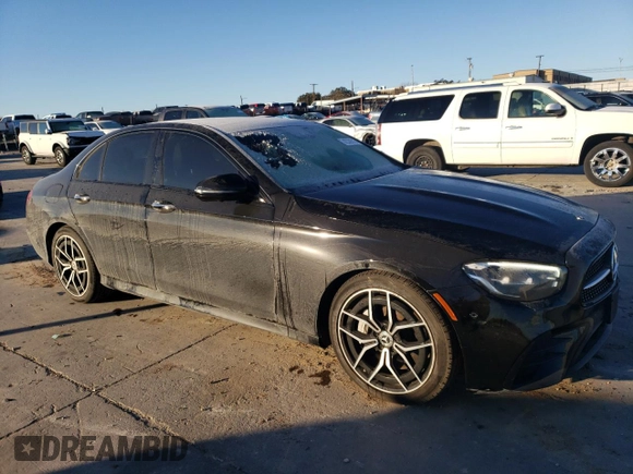2022 Mercedes-Benz E-Class E 350 with VIN W1KZF8DB3NB053423, listed as a Copart auction lot 42330515 with 52,483 mi miles and Salvage Title. Bid and sale history available at carsss.com. Image 4.