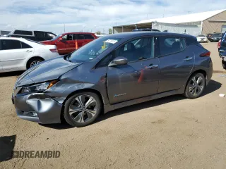 2018 Nissan LEAF S z VIN 1N4AZ1CP1JC311953, wystawiony jako Copart lot #56715425 z przebiegiem 58 576 mil mil oraz Szkoda całkowita • Salvage title. Historia ofert i sprzedaży dostępna na DreamBid. Obrazek 1.