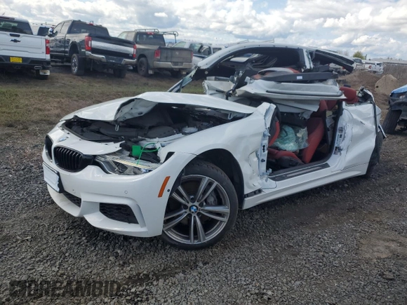 2015 BMW 4 Series 435i with VIN WBA3R1C55FF774750, listed as a Copart auction lot 54404225 with Not Provided miles and Salvage Title. Bid and sale history available at DreamBid. Image 1.