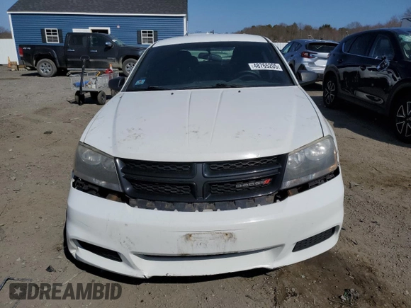 2014 Dodge Avenger SE with VIN 1C3CDZAG1EN138761, listed as a Copart auction lot 48765205 with 139,828 mi miles and Clean Title. Bid and sale history available at carsss.com. Image 5.