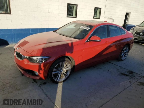 2019 BMW 4 Series 440i xDrive with VIN WBA4J7C59KBM74239, listed as a Copart auction lot 73240794 with Not Provided miles and Salvage Title. Bid and sale history available at carsss.com. Image 1.