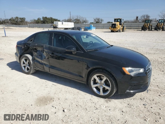 2015 Audi A3 1.8T Premium with VIN WAUACGFF8F1065842, listed as a Copart auction lot 48199855 with 91,401 mi miles and Salvage Title. Bid and sale history available at carsss.com. Image 4.