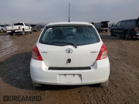 2007 Toyota Yaris with VIN JTDJT903X75096744, listed as a Copart auction lot 46918115 with 216,258 mi miles and Salvage Title. Bid and sale history available at carsss.com. Image 6.