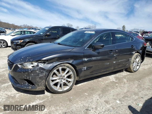 2017 Mazda 6 Touring with VIN JM1GL1V51H1111906, listed as a Copart auction lot 48467945 with 80,852 mi miles and Salvage Title. Bid and sale history available at carsss.com. Image 1.