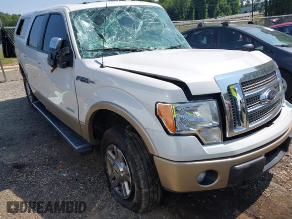 2012 Ford F-150 XL with VIN 1FTFW1ET0CFA73954, listed as a IAAI auction lot 42383357 with 113,210 mi miles and . Bid and sale history available at DreamBid. Image 1.