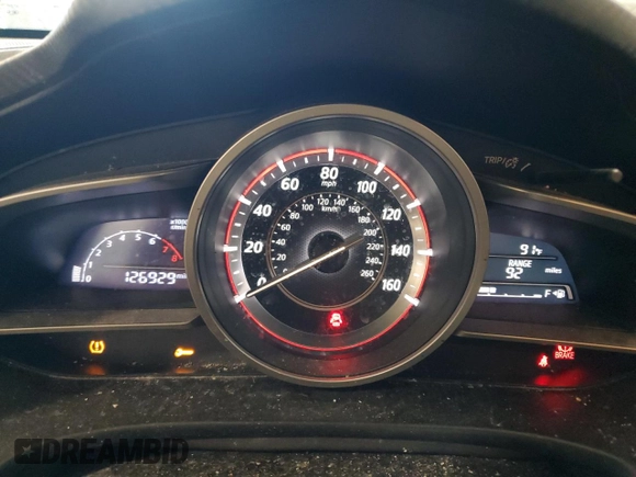 2015 Mazda 3 i Touring with VIN 3MZBM1V70FM163064, listed as a Copart auction lot 61432154 with 126,929 mi miles and Salvage title. Bid and sale history available at DreamBid. Image 9.