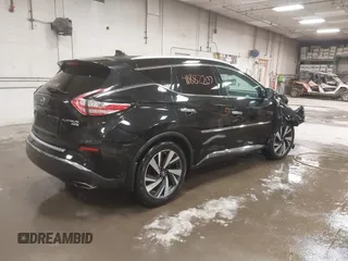 2017 Nissan Murano SL with VIN 5N1AZ2MHXHN106410, listed as a IAAI auction lot 41882207 with 152,876 mi miles and . Bid and sale history available at carsss.com. Image 4.