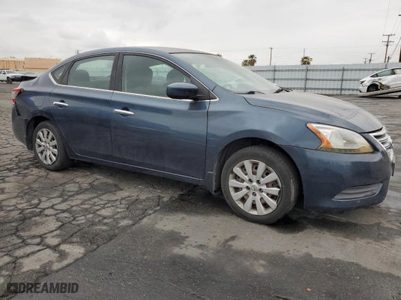 2014 Nissan Sentra S with VIN 3N1AB7AP3EY233227, listed as a Copart auction lot 53388895 with 182,740 mi miles and Salvage Title. Bid and sale history available at carsss.com. Image 4.