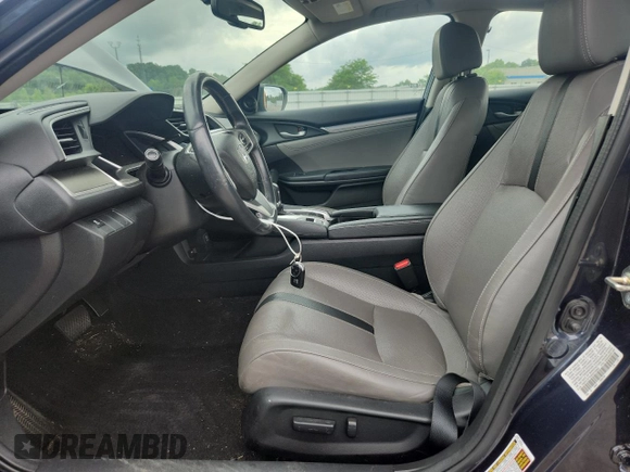 2016 Honda Civic EX-L with VIN 19XFC1F75GE018863, listed as a Copart auction lot 60630535 with 158,806 mi miles and Salvage title. Bid and sale history available at DreamBid. Image 7.
