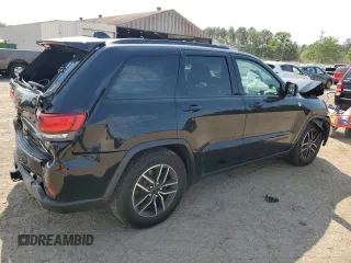 2019 Jeep Grand Cherokee Trailhawk with VIN 1C4RJFLG6KC838275, listed as a Copart auction lot 53002185 with 77,597 mi miles and Salvage title. Bid and sale history available at DreamBid. Image 3.