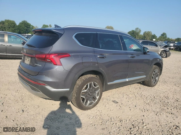 2023 Hyundai Santa Fe Plug-In Hybrid Limited with VIN KM8S7DA26PU068443, listed as a Copart auction lot 71718624 with 24,471 mi miles and Salvage Title. Bid and sale history available at carsss.com. Image 3.