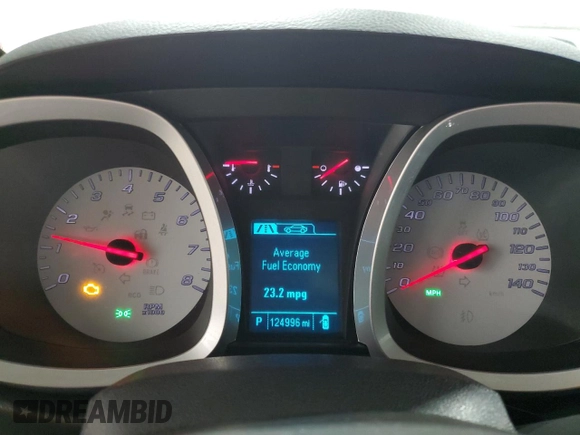 2016 Chevrolet Equinox LT with VIN 2GNALCEK5G6123132, listed as a Copart auction lot 50451575 with 124,996 mi miles and Clean Title. Bid and sale history available at carsss.com. Image 9.