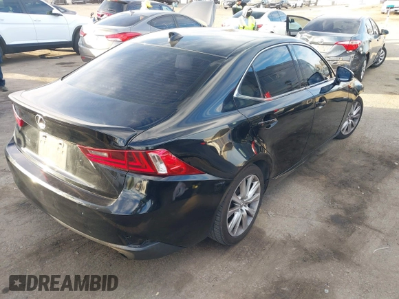 2014 Lexus IS 250 with VIN JTHBF1D23E5037805, listed as a IAAI auction lot 41481565 with 153,901 mi miles and . Bid and sale history available at DreamBid. Image 4.