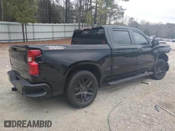 2024 Chevrolet Silverado 1500 Custom Trail Boss with VIN 3GCUDCED0RG145065, listed as a Copart auction lot 49110485 with 18,265 mi miles and Salvage Title. Bid and sale history available at carsss.com. Image 3.