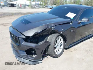 2024 Ford Mustang GT with VIN 1FA6P8CF7R5416671, listed as a IAAI auction lot 41961232 with 8,805 mi miles. Bid and sale history available at carsss.com. Image 6.