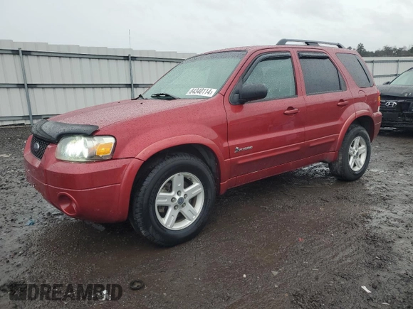 2007 Ford Escape Hybrid z VIN 1FMCU59H47KB77538, wystawiony jako Copart lot #86355294 z przebiegiem 113 539 mil mil oraz Szkoda całkowita • Salvage title. Historia ofert i sprzedaży dostępna na DreamBid. Obrazek 1.