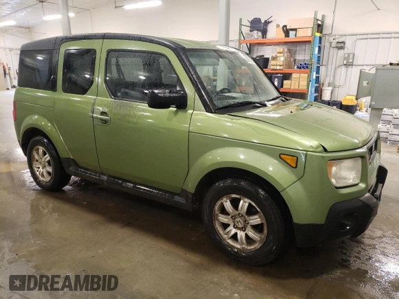2006 Honda Element EX-P with VIN 5J6YH18706L005588, listed as a Copart auction lot 55420525 with 313,933 mi miles and Salvage Title. Bid and sale history available at DreamBid. Image 4.