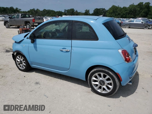 2017 FIAT 500 Pop z VIN 3C3CFFKR3HT503017, wystawiony jako Copart lot #55838305 z przebiegiem 80 951 mil mil oraz Szkoda całkowita • Salvage title. Historia ofert i sprzedaży dostępna na DreamBid. Obrazek 2.