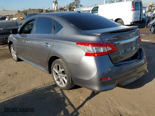 2015 Nissan Sentra S with VIN 3N1AB7AP4FY372638, listed as a IAAI auction lot 42004029 with 152,466 mi miles. Bid and sale history available at carsss.com. Image 3.