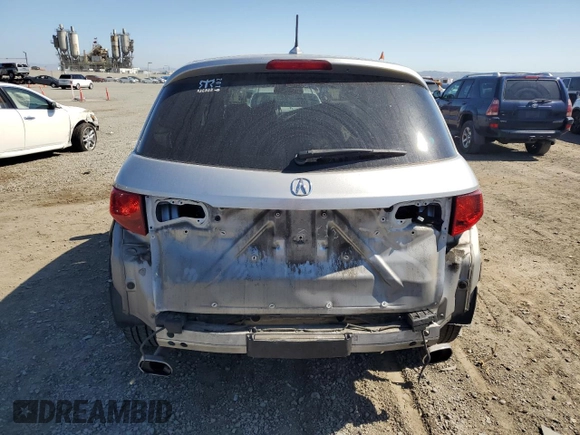 2010 Acura RDX Technology with VIN 5J8TB1H52AA004898, listed as a Copart auction lot 56350165 with 98,087 mi miles and Salvage title. Bid and sale history available at DreamBid. Image 6.
