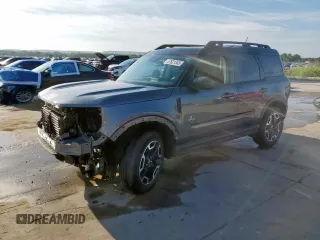 2022 Ford Bronco Sport Outer Banks z VIN 3FMCR9C69NRE05347, wystawiony jako Copart lot #57621345 z przebiegiem 49 932 mil mil oraz Szkoda całkowita • Salvage title. Historia ofert i sprzedaży dostępna na DreamBid. Obrazek 1.