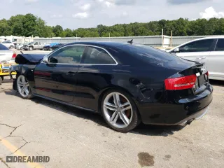 2009 Audi S5 with VIN WAURV78T09A032144, listed as a Copart auction lot 63495234 with 0 mi miles and Salvage Title. Bid and sale history available at carsss.com. Image 2.