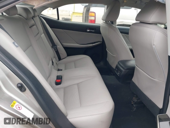 2015 Lexus IS 250 with VIN JTHBF1D26F5048136, listed as a IAAI auction lot 42575754 with 90,220 mi miles and . Bid and sale history available at DreamBid. Image 8.