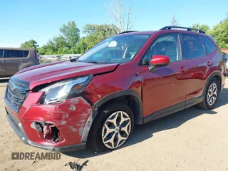 2023 Subaru Forester Premium with VIN JF2SKAEC0PH460025, listed as a IAAI auction lot 42774474 with 15,677 mi miles and . Bid and sale history available at DreamBid. Image 2.