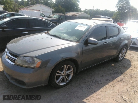 2012 Dodge Avenger SXT with VIN 1C3CDZCB3CN182940, listed as a IAAI auction lot 42410328 with 224,491 mi miles and . Bid and sale history available at DreamBid. Image 2.