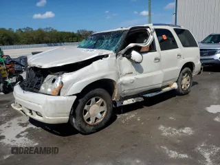 2002 Cadillac Escalade z VIN 1GYEC63T42R173695, wystawiony jako Copart lot #47067455 z przebiegiem Nie podano mil oraz Nie do naprawy. Historia ofert i sprzedaży dostępna na DreamBid. Obrazek 1.