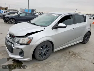 2017 Chevrolet Sonic LT with VIN 1G1JD6SH9H4139426, listed as a Copart auction lot 45705255 with 89,501 mi miles and Salvage Title. Bid and sale history available at carsss.com. Image 1.