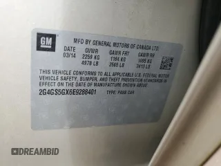 2014 Buick Regal Premium II с VIN 2G4GS5GX6E9288401, выставлен на аукционе Copart как лот 60639225 с пробегом 192 944 миль миль и Списание • Salvage title. История ставок и продаж доступна на DreamBid. Изображение 12.